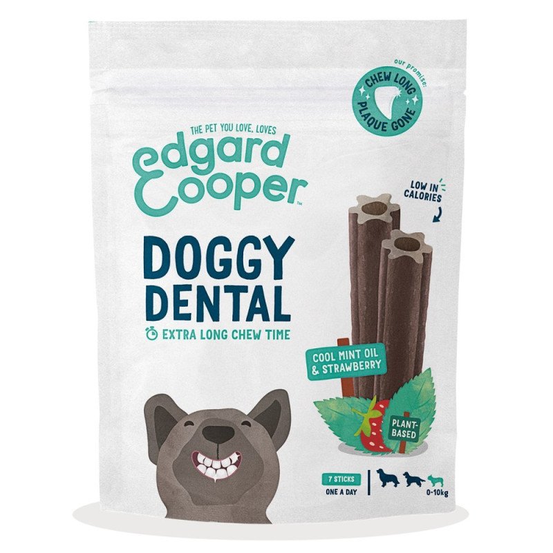 Edgard & Cooper Dog Doggy Dental Menta & Fragola 105g