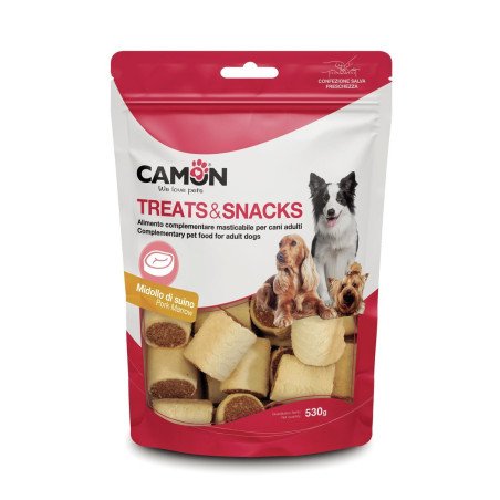 Camon Rollos Snack per Cane con Midollo di Suino 530 g