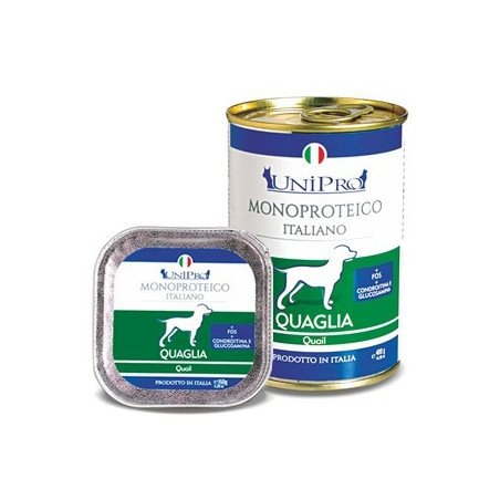 Unipro Adult Dog Unicamente Quaglia 400g