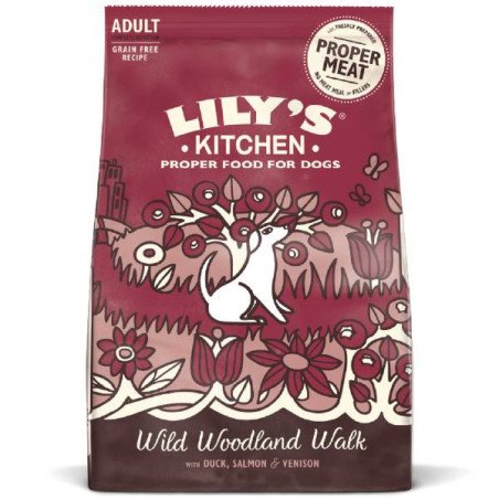 Lily's kitchen adult wild woodland walk con anatra, Salmone e cervo 7 kg