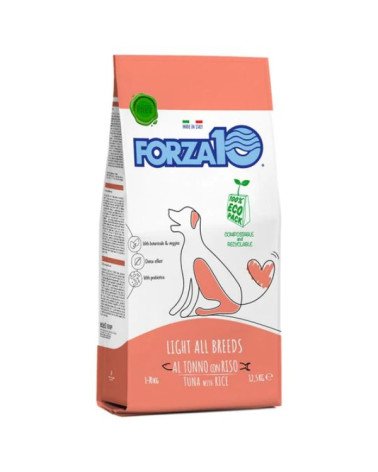 Forza10 Maintenance per Cane Light All Breeds con Tonno e Riso da 12,5 kg