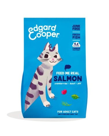 Edgard & Cooper Cat Adult Grain Free Salmone 4 kg