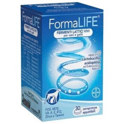 FormaLife Fermenti Lattici Vivi per Cani e Gatti 30cpr appetibili