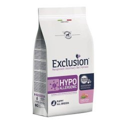 Exclusion Dog Diet Hypoallergenic Maiale e Piselli per Cuccioli 2 kg