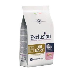 Exclusion Dog Diet Urinary Crocchette Maiale Sorgo Riso per Cani Adulti Taglia Piccola 2kg