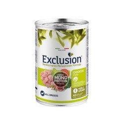 Exclusion Dog Mediterraneo Pollo per Cani Adulti lattina da 400g