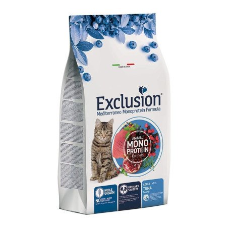 Exclusion Mediterraneo Cat Crocchette Tonno Noble Grain per Gatto Adulto 300g