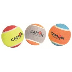 Camon Gioco Cane Palla Tennis Colorata Piena 62 mm