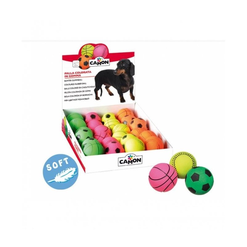 Camon Gioco Cane Palla "Sport" in Gomma 45mm