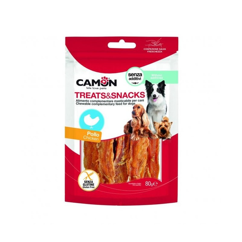 Camon Snack per Cani Soft Strips al Pollo  80g