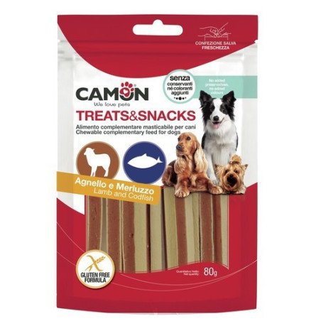 Camon Sandwich Stick per Cani Agnello e Merluzzo 80g