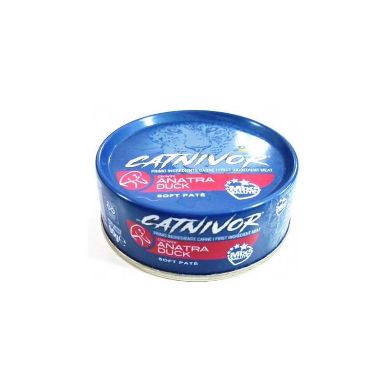 DRN Catnivor Anatra 80g Alimento Umido per Gatti