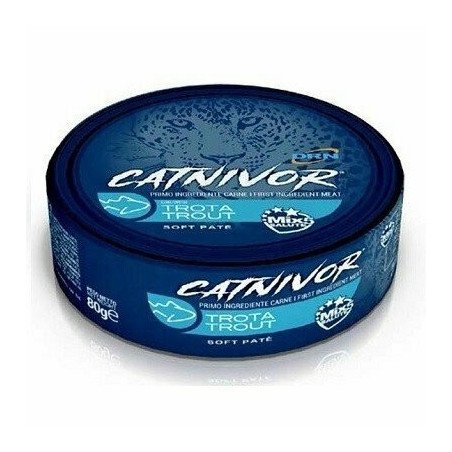 DRN Catnivor Trota 80g Alimento Umido per Gatti