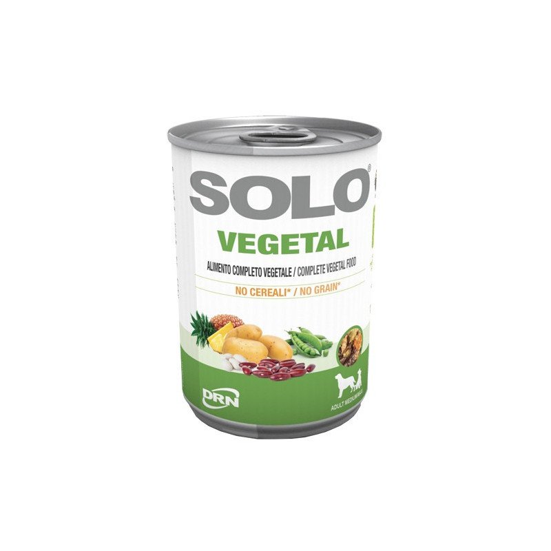 DRN Solo Vegetal Alimento Umido per Cani Adulti Medium/Maxi 400 g