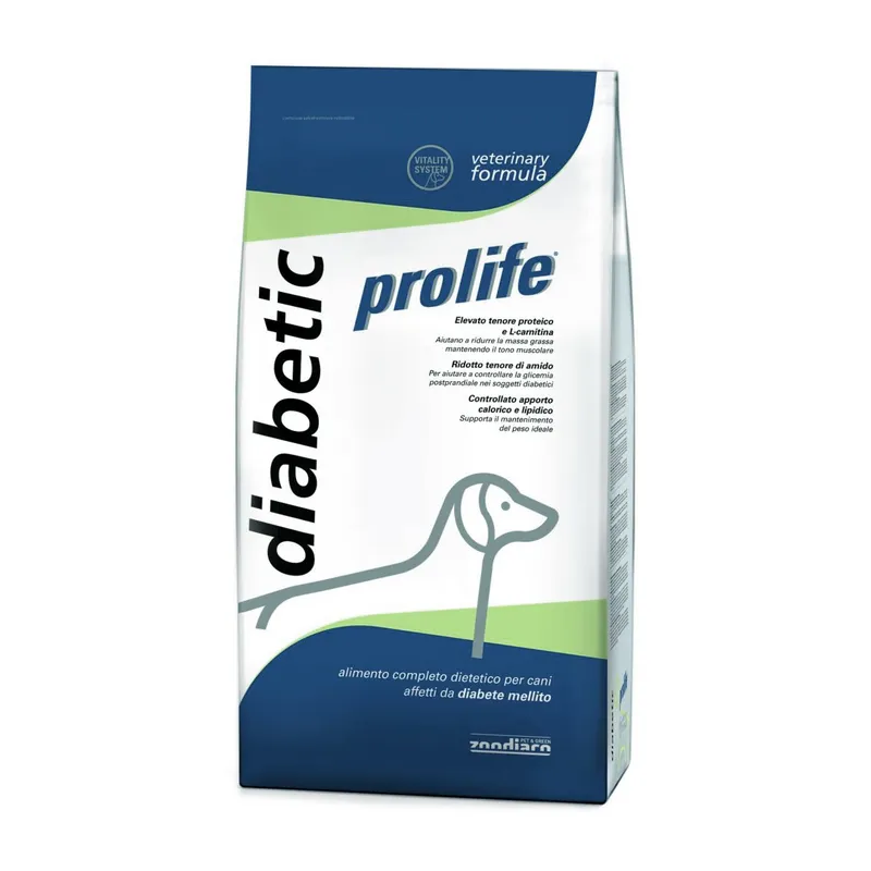 Prolife Veterinary Diabetic Cibo Secco Per Cani 2kg