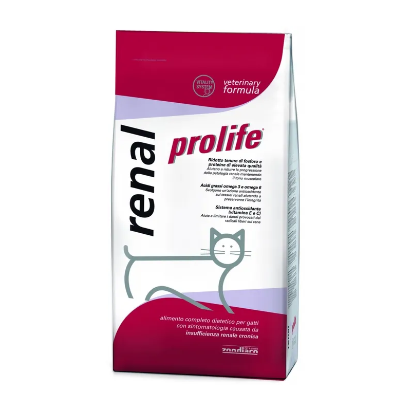 Prolife Veterinary Renal Cibo Secco Per Gatti 500g