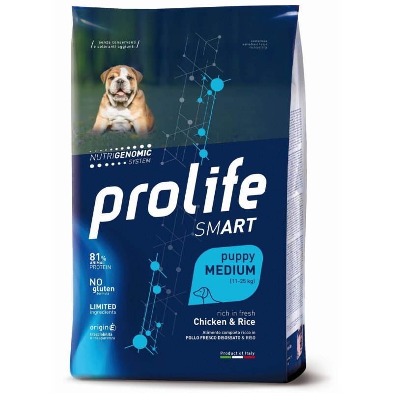 Prolife Smart Puppy Medium Pollo e Riso - 10kg