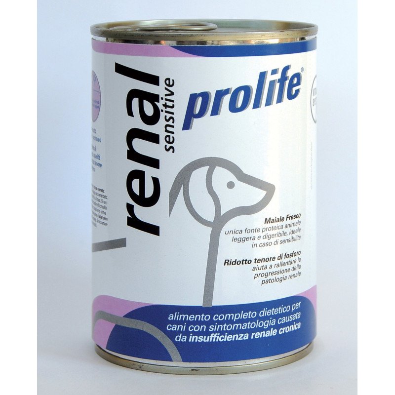 Prolife Dog Renal Sensitive Wet - Maiale, 400 gr - NEW