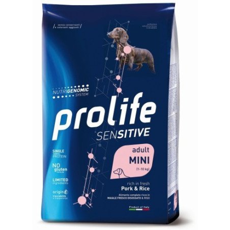 Prolife Dog Sensitive Adult Mini Maiale e Riso - 7kg