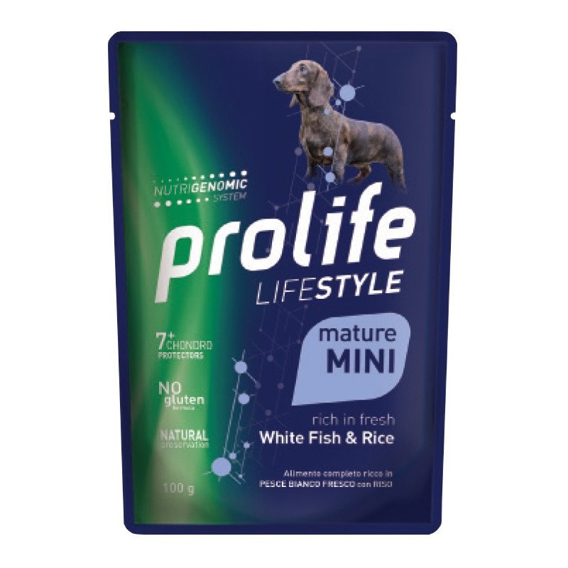 Prolife Cane Life Style Mature White Fish & Rice - Mini 100g