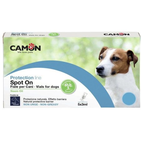 Camon  Fiale Spot-on per Cani "Olio di Neem"  5 x 3ml