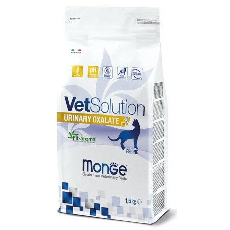 Monge Vetsolution Urinary Oxalate  Cibo Secco Gatti 1,5 Kg