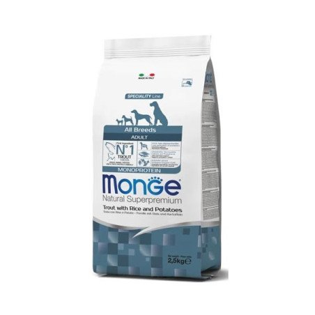 Monge Trota Riso E Patate Cibo Secco Cani Adulti Sacco 12 Kg