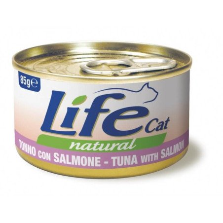 Life Cat Tonno con Salmone 85g umido gatto