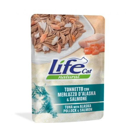 Life Natural Cat Busta  Tonnetto Merluzzo Salmone 70g