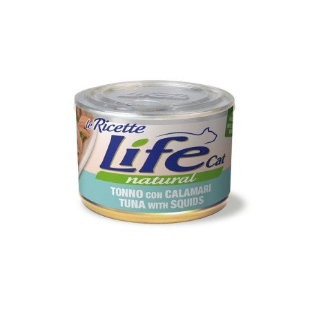 Life Cat Natural Le Ricette Tonno e Calamari 150g