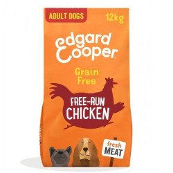 Edgard & Cooper Adult Grain Free al Pollo Ruspante Fresco con Mango, Mirtillo, Mela e Carota da 12 Kg