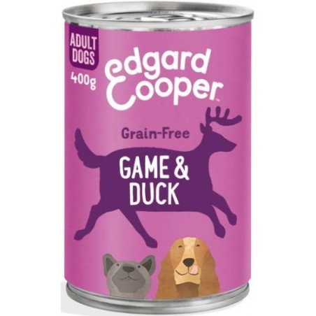 Edgard & Cooper Adult Selvaggina E Anatra Senza Cereali 400 Gr