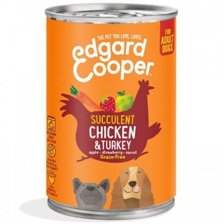 Edgard & Cooper Adult Pollo E Tacchino Senza Cereali 400 Gr