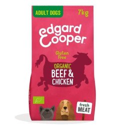 Edgard & Cooper Adult Carne Fresca Di Manzo E Pollo Biologici Senza Glutine 7 Kg